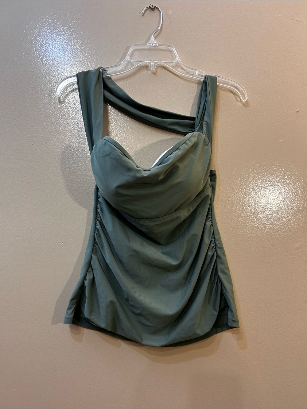 Sage Green Draped Swim Suit